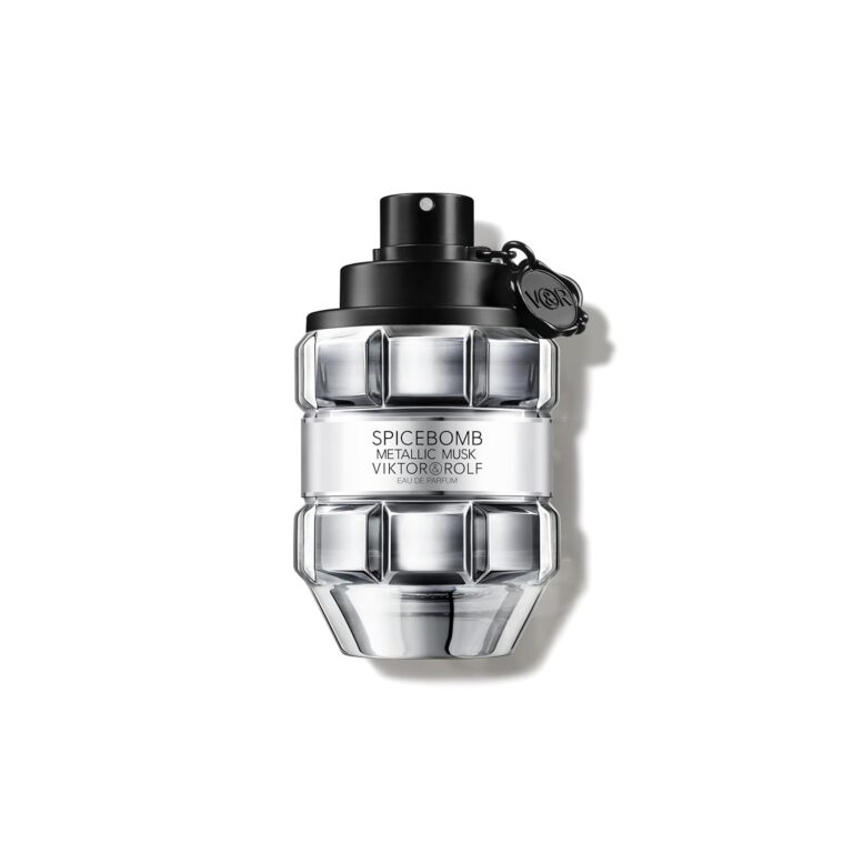 Viktor&Rolf - Spicebomb Metallic Musk - Eau de Parfum - Cologne for Men - Ambery Fragrance - With Warm Musk, Silver Suede & Black Pepper - 3 Fl Oz