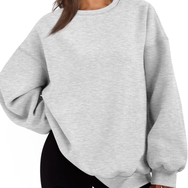 EFAN Womens Oversized Sweatshirts Hoodies Fleece Crewneck Sweaters Casual Tops Comfy Fall Fashion Outfits Winter Clothes 2026