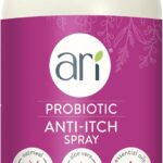 Ari Probiotic Anti-Itch Spray for Dogs (8 oz)  Soothing Relief with Aloe & Tea Tree  pH-Balanced, Natural Defense, Sulfate-Free, Gentle for All Dogs