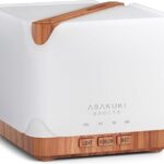 ASAKUKI 700 ml Premium Essential Oil Diffuser, 5 in 1 Ultrasonic Aromatherapy Fragrant Oil Vaporizer Humidifier, Timer and Auto-Off Safety Switch, 7 LED Light Colors