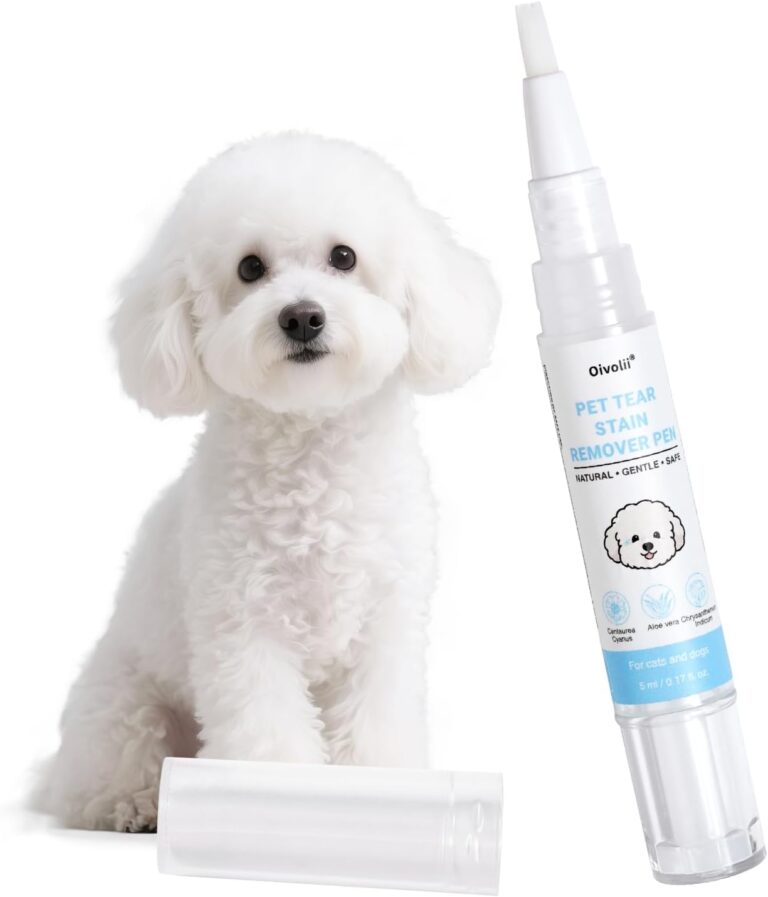 Tear Stain Remover Pen for Dogs & Cats  Aloe Formula Gentle Eye Cleaner with Soft Tip for Easy Use  Especially for White Dogs  Dog Eye Drops Alternative  Safe for Daily Use