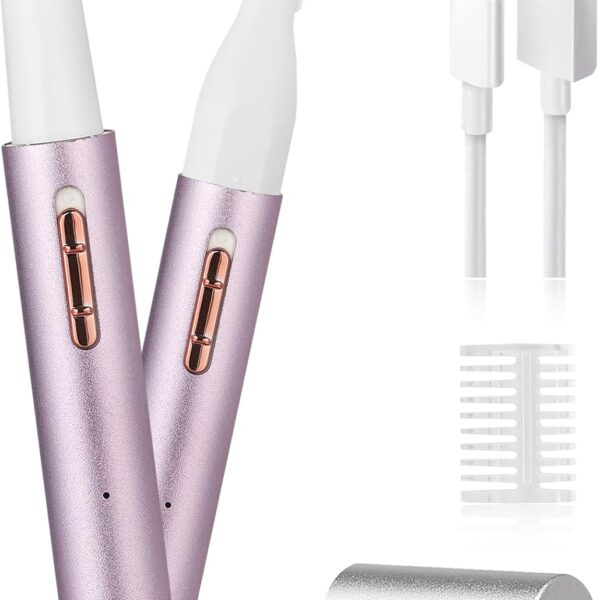 2026 Rechargeable Nose and Ear Hair Trimmer for Women Men  Painless Facial and Eyebrow Hair Remover, Dual-Edge Blades, IPX7 Waterproof, Compact and Portable Electric Clipper
