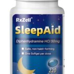 Sleep Aid, Diphenhydramine 50mg, Easy-to-Swallow Softgels, Supports Deeper Restful Sleeping, Non Habit-Forming (220 Counts)