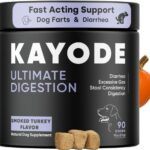 Kayode Ultimate Digestion. Fast Facting Anti Diarrhea for Dogs. Dog Fart Remedy & Dog Gas Relief. Natural Nutrients for Healthier, Firmer Stools. Pumpkin & Digestive Enzymes for Dogs.