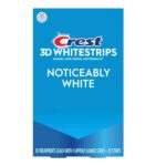 Crest 3D Whitestrips, Noticeably White, Teeth Whitening Strip Kit, 20 Strips (10 Count Pack)