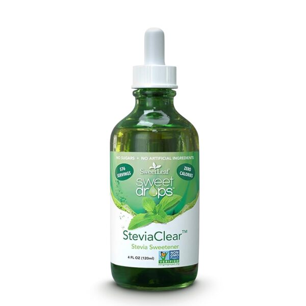 SweetLeaf Sweet Drops Liquid Stevia Sweetener, Stevia Clear, 4 oz