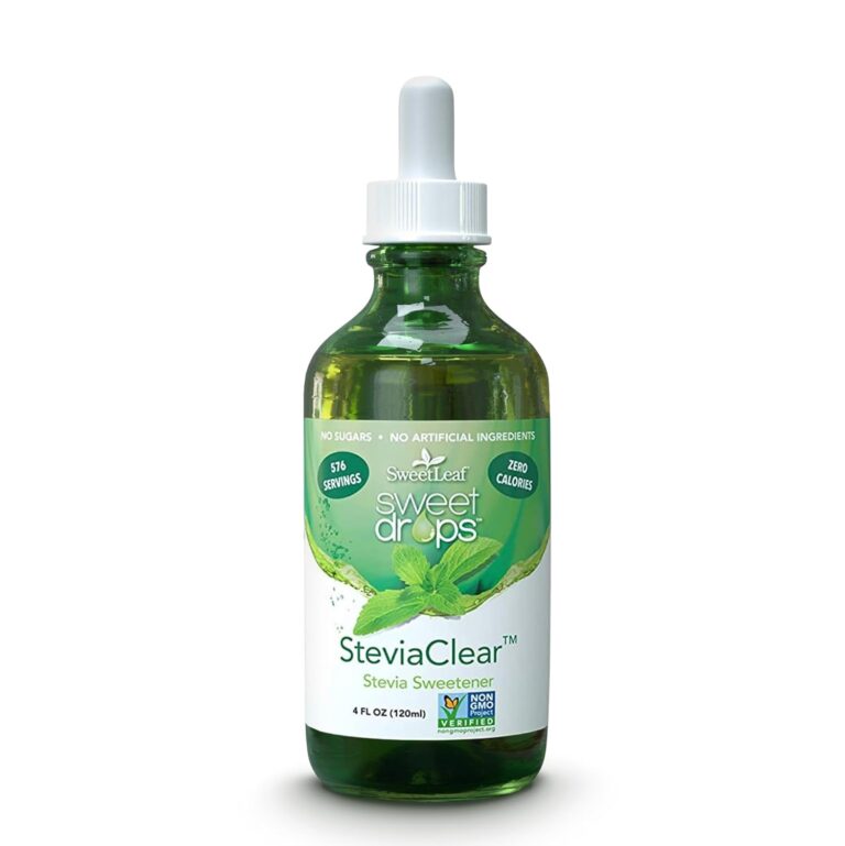 SweetLeaf Sweet Drops Liquid Stevia Sweetener, Stevia Clear, 4 oz
