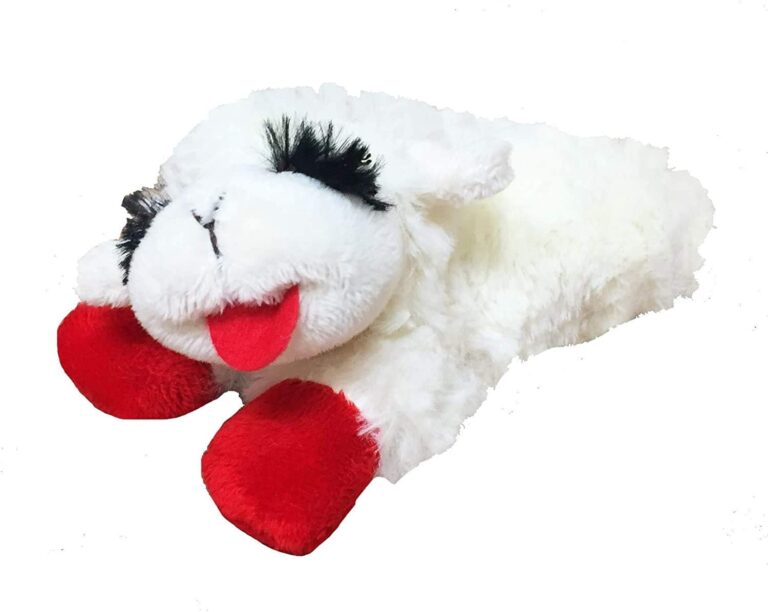 Multipet Lamb Chop | Lamb Chop Dog Toy | Small Dog Toy Lamb Chop Squeaker Toy | Officially Licensed