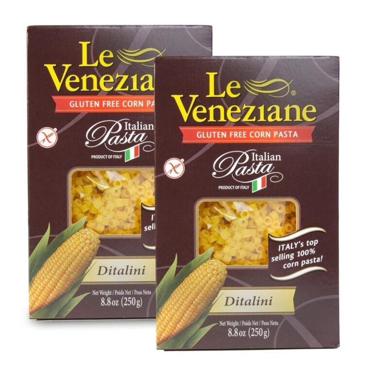 Le Veneziane Gluten Free Ditalini Little Pasta 250g - Pack of 2
