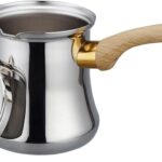 SANQIAHOME Quality Turkish Coffee Pot Set, 720ml(24oz),Coffee Maker, Chai Pot, Arabic,Briki Greek Coffee Pot, Coffee Warmer and Butter Melting Pot, Coffee Cezve