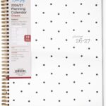 Blue Sky 2026-2027 Weekly and Monthly Academic Year Planner Calendar, July 2026 - June 2027, 8.5" x 11", Flexible Cover, Wirebound, Laminated Tabs, Storage Pocket, Pippi