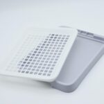 Rabbit Potty Training Litter Box, Guinea Pig Litter Box Detachable Plastic Rabbit Potty Tray Hamster Toilet Box for Small Animal