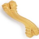 Nylabone Curvy Dental Bone Power Chew Toy for Dogs, Dog Toys for Aggressive Chewers, Flavor, Large - Up to 50 lbs, 1 Count