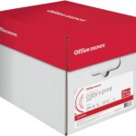 Office Depot Copy Print Paper, 8 1/2in. x 11in., 20 Lb, 500 Sheets Per Ream, Case Of 5 Reams, 851201CS