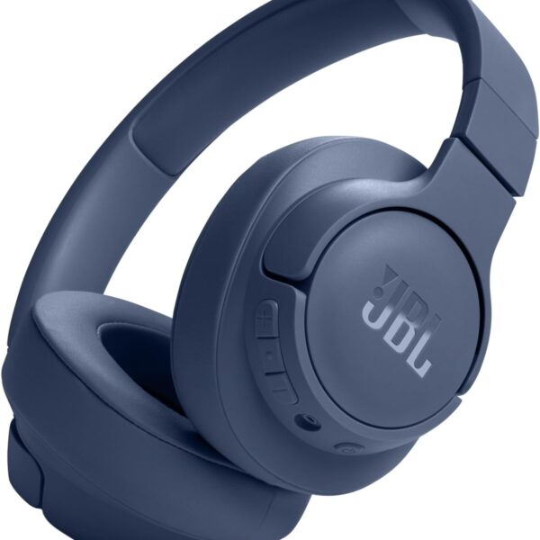 JBL Tune 720BT - Wireless Over-Ear Headphones with JBL Pure Bass Sound, Bluetooth 5.3, Up to 76H Battery Life and Speed Charge, Lightweight, Comfortable and Foldable Design (Blue)