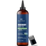 Botanic Hearth Hair Oil for Hair Growth | Rosemary Oil for Hair Growth with Biotin, Castor & Jojoba | Hair Relaxers & Dry Scalp Treatment | Color Safe | All Hair Types | 6.7 Fl Oz