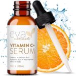 Eva Naturals Vitamin C Serum for Face  Anti Aging Dark Spot Remover with Retinol, Hyaluronic Acid, Niacinamide & Salicylic Acid  Face Serum for Women for Clear, Smooth, Radiant Skin