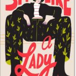 Medpol Funky Feminist Wall Art Vintage Trendy Equal Rights Canvas Poster Modern Girly Sit Like A Lady Prints for Living Room Dorm Bedroom Wall Decor 12x16 inch Unframed