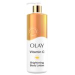 Olay Body Lotion for Women, Brightening with Vitamin C Serum, Visibly Bright & Radiant Skin, 24hr Moisture & Hydration, Fast Absorbing Formula, Vitamin B3 Complex, For All Skin Types, 17 fl oz