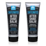 Pacific Shaving Company Caffeinated Aftershave, Men's Grooming Product - Antioxidant Daily Face Lotion + After Shave - Spearmint Post Shave Balm for Sensitive Skin (7 Fl Oz, 2 Pack)