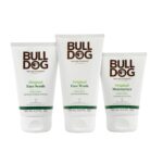 BULLDOG Mens Skincare and Grooming Original Full Face Kit with Moisturizer, Face Wash & Face Scrub