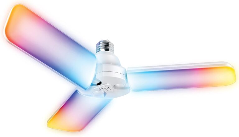 Feit Electric LED Garage Light, Multiple Adjustable Panels, E26 Base, Ideal for Garage, Workshop, Shed, 25,000-Hour Lifetime