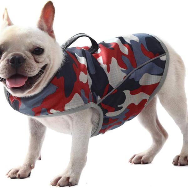 Dog Anxiety Jacket- Keep Calmig Vest Reflective Thunder Coat with D-Ring and Training Handle for Small Medium Large Dogs,Camouflage