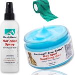 Forticept Hot Spot Treatment and Wound Care Kit for Dogs&Cats |Hotspot Wound Wash Spray 8oz + Wound Care Ointment 4oz + 2" 5 Yards Wound and Paw Bandage Wrap | First Aid Kit