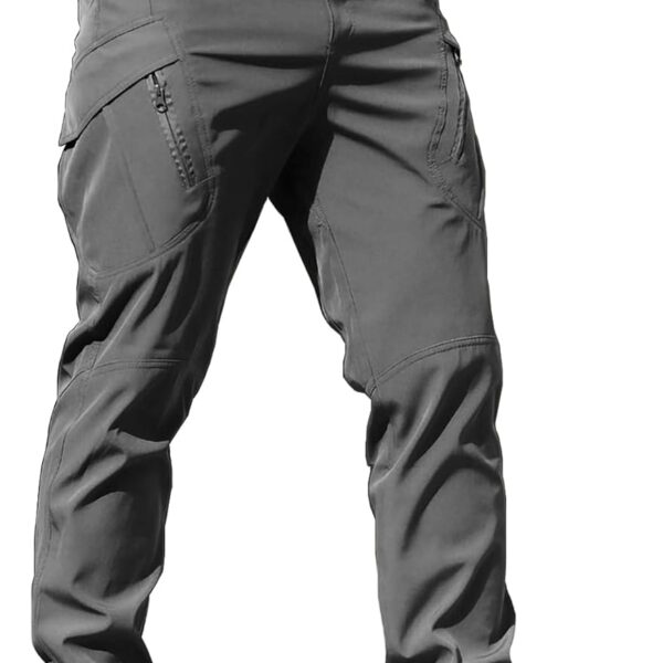 AUTIWITUA Men's Tactical Cargo Pants Water Resistant Lightweight Hiking Pants Outdoor Work Pants with Multi Pockets(No Belt)