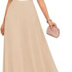 DRESSTELLS Womens Formal Dresses for Wedding Guest Prom Ruffle Sleeve Lace Maxi Dress Evening Gown 2026