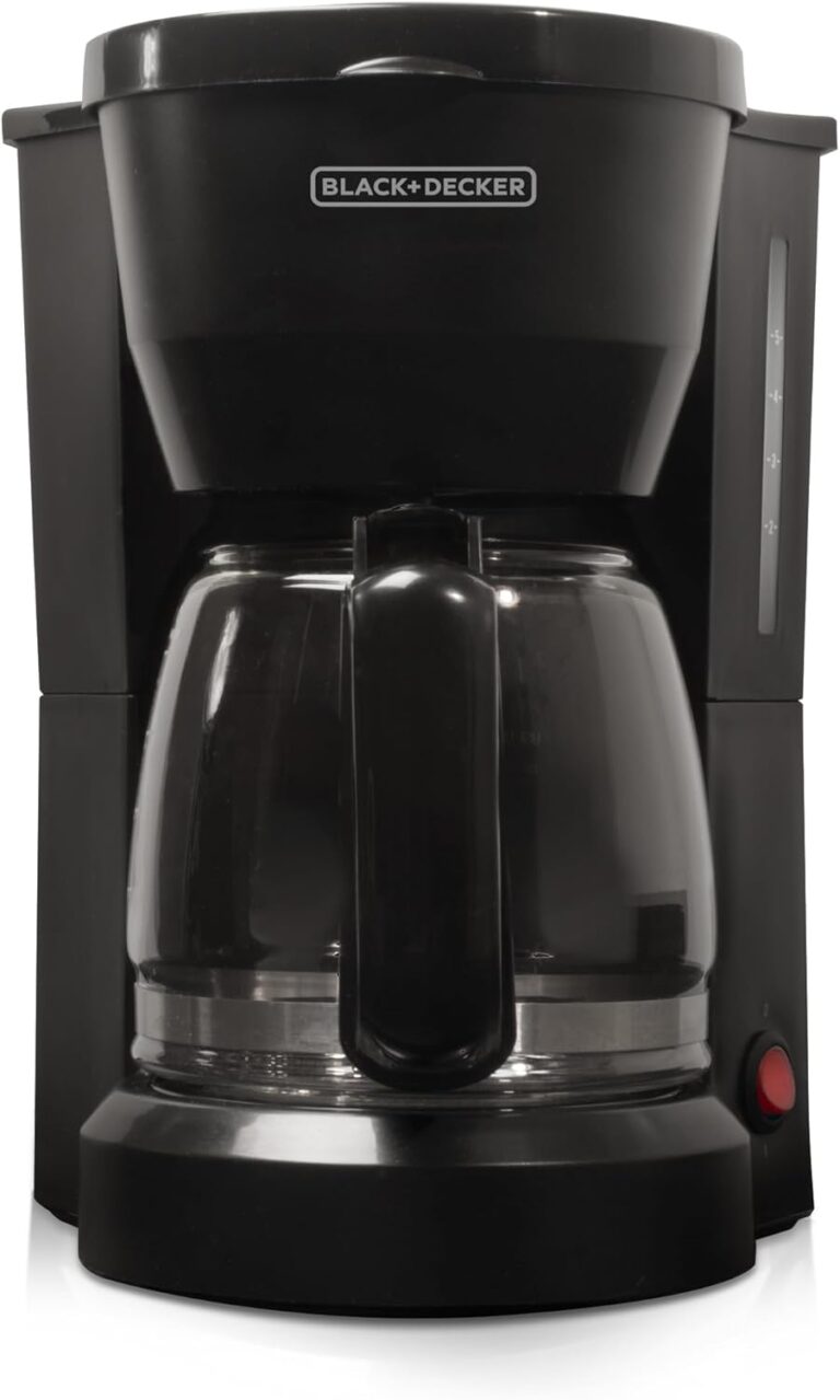 BLACK+DECKER 5-Cup Coffeemaker, DCM600B Black