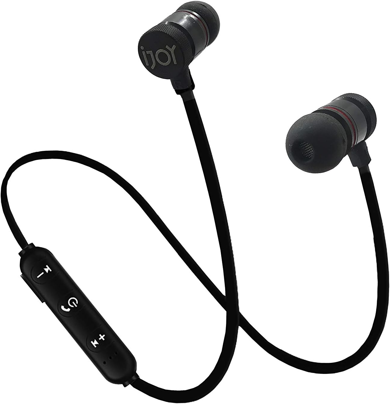 iJoy Bluetooth Wireless Sport Earbuds IPX4 Sweatproof Sport Headphones with Microphone, Noise Cancelling Earphones, Noise Cancelling Headset for Workout, Running, Gym iJoy Bluetooth Wireless Sport Earbuds IPX4 Sweatproof Sport Headphones with Microphone, Noise Cancelling Earphones, Noise Cancelling Headset for Workout, Running, Gym