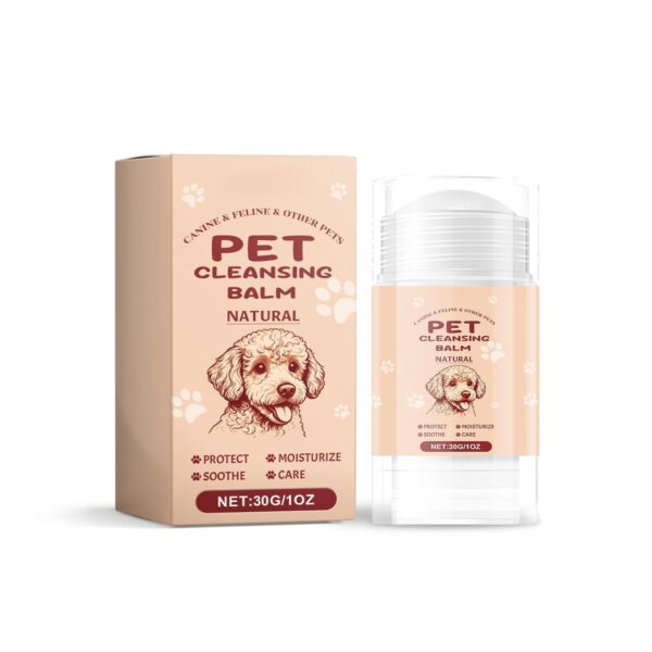 Tear Stain Balm for Dogs & Cats - Gentle & Natural Eye Cleaner Stick - Remove Tear Stains, Discharge & Debris, Pet Eye Balm Cleaner - Safe for Face, 1 oz