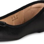Amazon Essentials Women's Comfortable Round Toe Ballet Flats with Bow