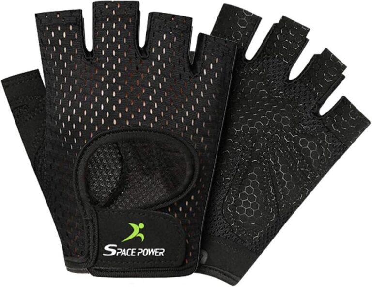 spacepower Workout Gloves - Lightweight Breathable Gym Gloves for Women & Men's Exercise