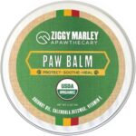 Ziggy Marley's Paw Balm for Dogs  USDA Organic Topical Protect, Soothe, and Heal Dry Cracked Paw Pads  Made with Coconut Oil, Calendula, Beeswax, and Vitamin E- 2 oz