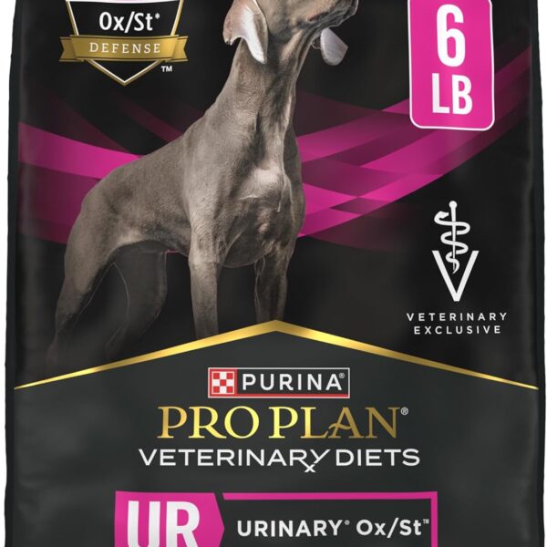 Purina Pro Plan Veterinary Diets UR Urinary Ox/St Canine Formula Dog Food Dry Kibble - 6 lb. Bag