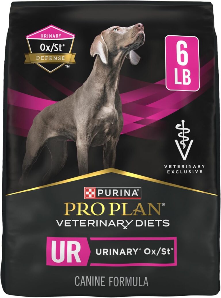 Purina Pro Plan Veterinary Diets UR Urinary Ox/St Canine Formula Dog Food Dry Kibble - 6 lb. Bag