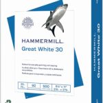 Hammermill Printer Paper, Great White 30% Recycled Paper, 8.5 x 11-1 Ream (500 Sheets) - 92 Bright, Made in the USA, 086710