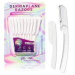 Jasclair Dermaplaning Razor (9 Count)  Face Razors for Women for Peach Fuzz, Eyebrow Shaping & Gentle Exfoliation  At Home Facial Shaver for Smooth Skin & Flawless Makeup Prep