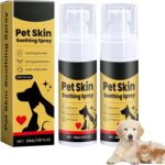 2Pcs Pet Skin Treatment Spray for Dogs & Cats, Reduces Scratching, Cat Itchy Skin Treatment