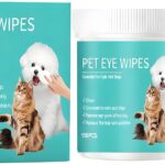 Eye Wipes for Dogs & Cats, Hypoallergenic Dog Eye Wipes Cleaner, Natural Cleaning Grooming Pet Wipes  Gently Remove Tear Stain, Eye Debris, Discharge, Mucus, Non-Irritating, Unscented, 150 PCS