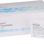 McKesson Benzalkonium Chloride Towelettes [Pack of 100] First Aid Antiseptic Wipes, Sterile Individual Wrapped