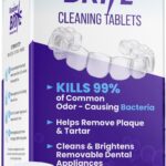 Retainer Brite Retainer Cleaner Tablets for Ultrasonic Cleaners, Used for Cleaning Invisalign, Mouth Guard, Night Guard and More, 4 Month Supply, Made in USA,120 Tablets