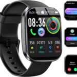 AI Smart Watch with ChatGPT, 1.91" Bluetooth Calling Smartwatch for Men Women, 110+ Fitness Modes Activity Tracker, Sleep/Heart Rate/Calorie Monitor, IP68 Waterproof Step Counter for Android iOS