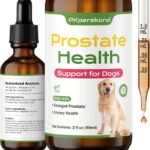 Prostate Health Support for Dogs, Relieves Enlarged Prostate, Supports Urinary Tract Health, Normal Frequency, Enhances Overall Immune Wellness, Natural Herbal Supplement, 2 oz (59 ml)