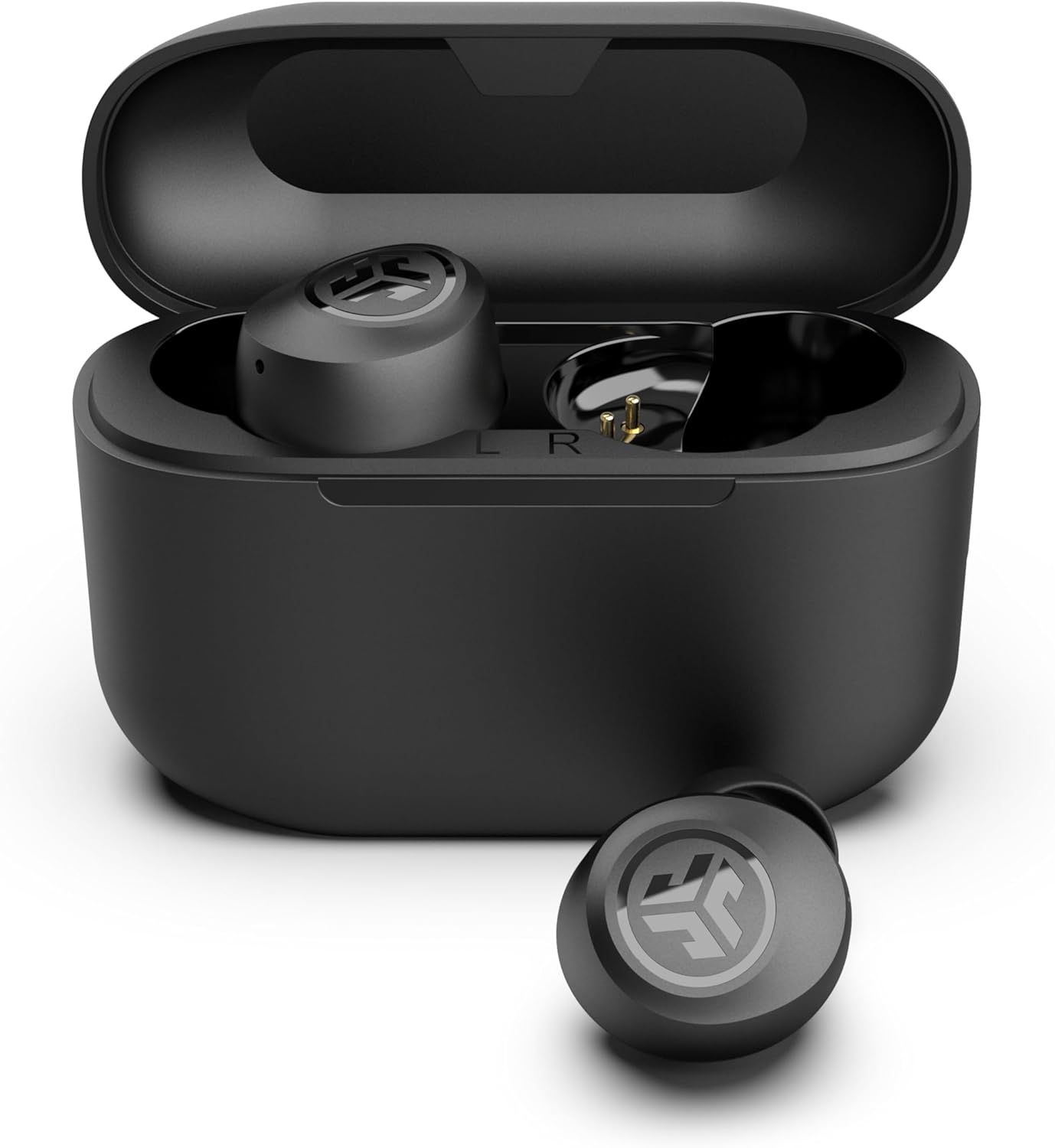 JLab Go Air Pop+ True Wireless Earbuds, in Ear Headphones, Bluetooth Earphones, 35H Playtime Ear Buds, Bluetooth Earbuds with Microphone, USB-C Charging Case, Dual Connect, EQ3 Sound, Black JLab Go Air Pop+ True Wireless Earbuds, in Ear Headphones, Bluetooth Earphones, 35H Playtime Ear Buds, Bluetooth Earbuds with Microphone, USB-C Charging Case, Dual Connect, EQ3 Sound, Black