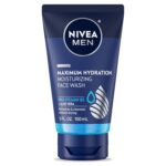 NIVEA MEN Maximum Hydration Face Wash, Face Wash with Provitamin B5 and Aloe Vera, Refreshes and Cleanses without Drying, 5 Fl Oz Tube