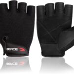 BEACE Weight Lifting Gym Gloves with Anti-Slip Leather Palm for Workout Exercise Training Fitness and Bodybuilding for Men & Women