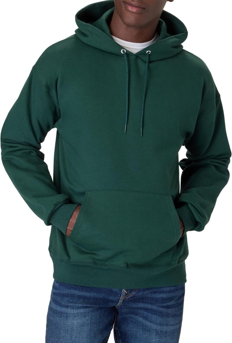 Hanes Men's Ultimate Sweatshirt, Heavyweight Fleece Hoodie, Cotton Sweatshirt for Men